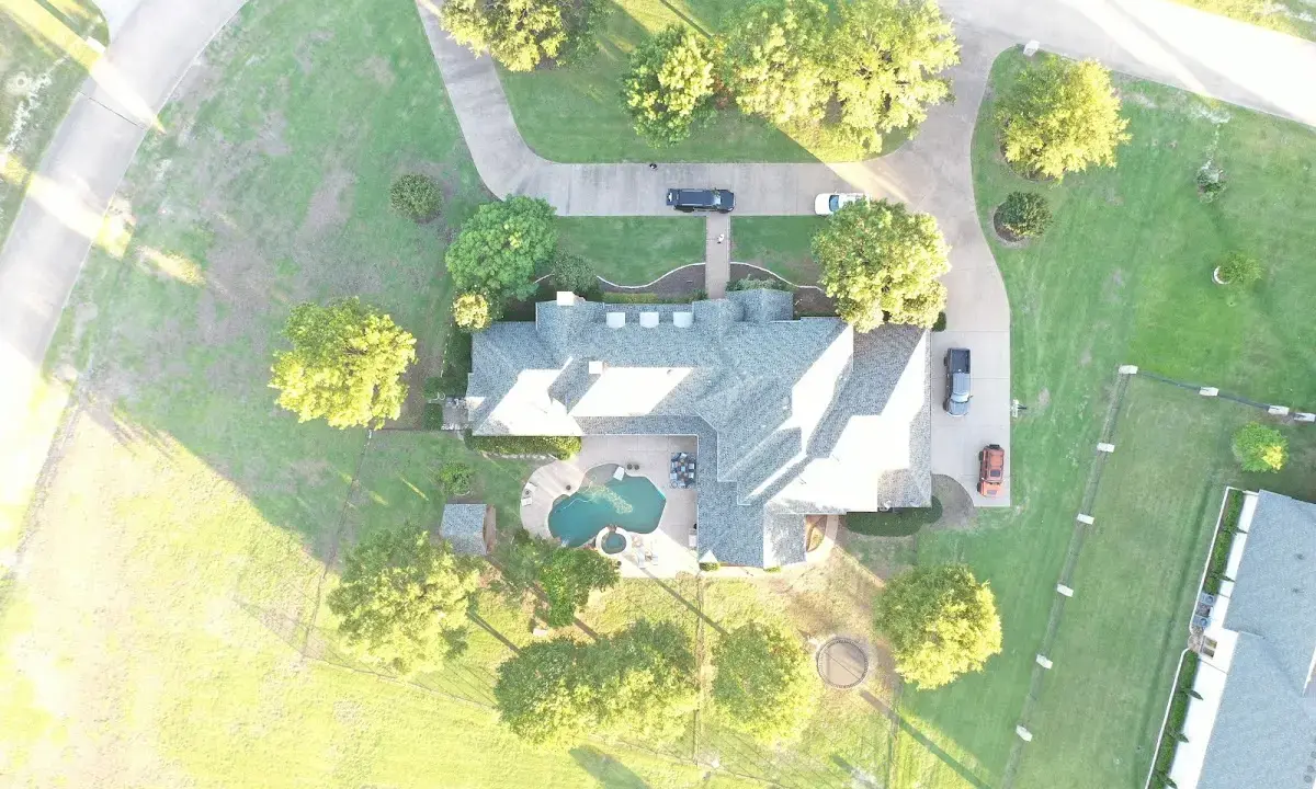 New shingle roof installation on a home in Allen